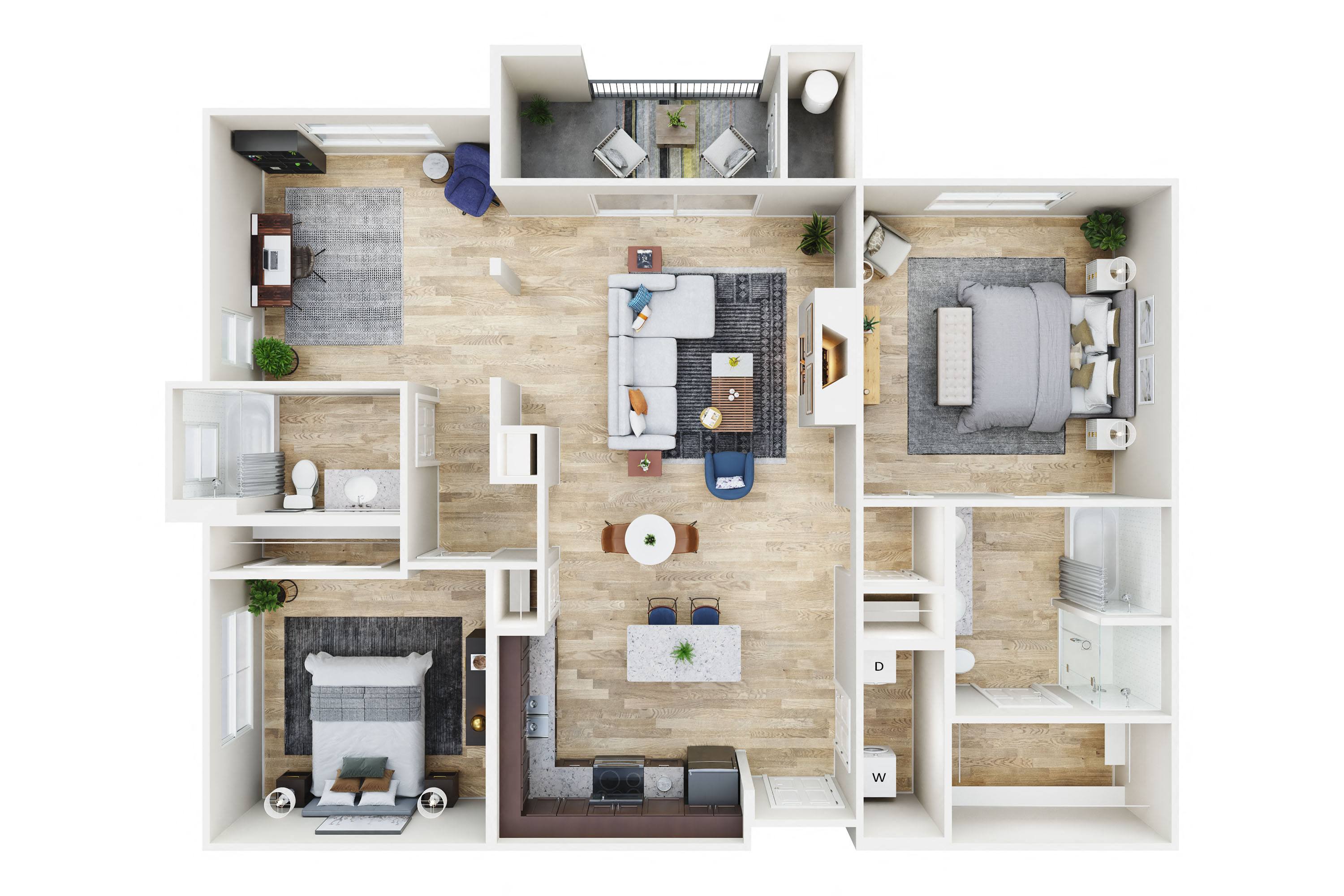 B8D floor plan